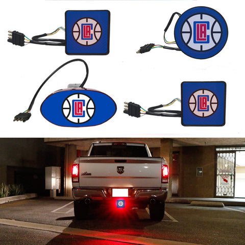 Los Angeles Clippers NBA Hitch Cover LED Brake Light for Trailer