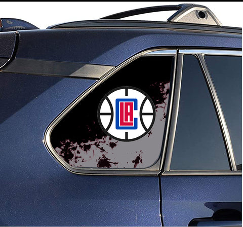 Los Angeles Clippers NBA Rear Side Quarter Window Vinyl Decal Stickers Fits Toyota Rav4