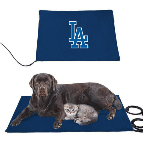 Los Angeles Dodgers MLB Pet Heating Pad Constant Heated Mat