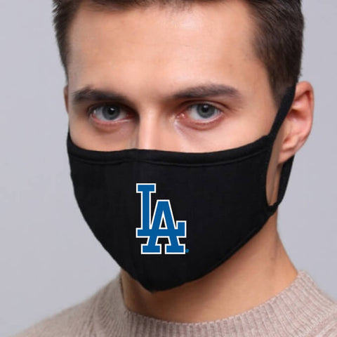 Los Angeles Dodgers MLB Face Mask Cotton Guard Sheild 2pcs