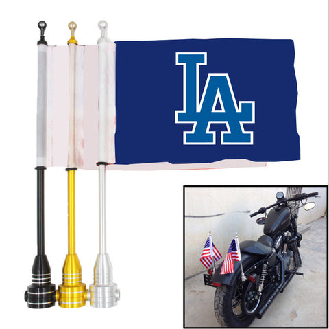 Los Angeles Dodgers MLB Motocycle Rack Pole Flag