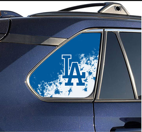 Los Angeles Dodgers MLB Rear Side Quarter Window Vinyl Decal Stickers Fits Toyota Rav4