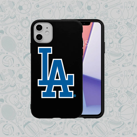 Phone Case Rubber Plastic MLB-Los Angeles Dodgers  Print