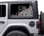 Los Angeles Kings NHL Rear Side Quarter Window Vinyl Decal Stickers Fits Jeep Wrangler