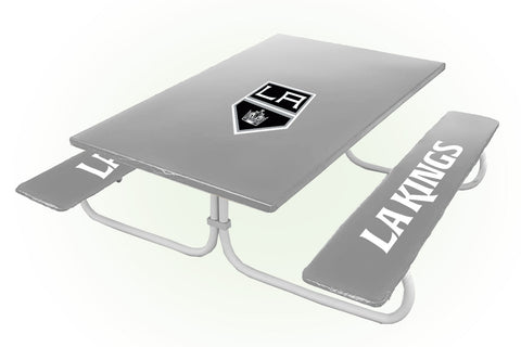 Los Angeles Kings NHL Picnic Table Bench Chair Set Outdoor Cover