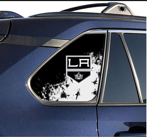 Los Angeles Kings NHL Rear Side Quarter Window Vinyl Decal Stickers Fits Toyota Rav4