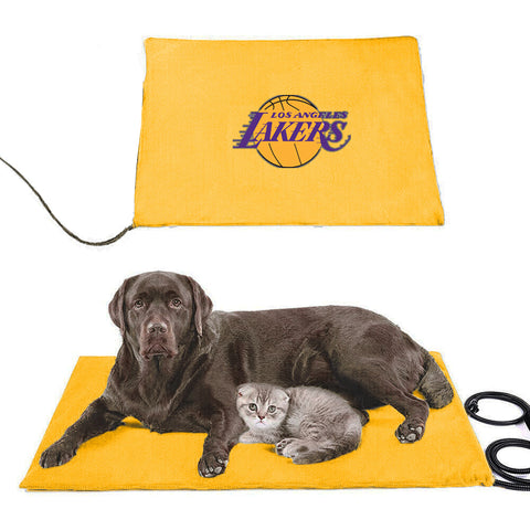 Los Angeles Lakers NBA Pet Heating Pad Constant Heated Mat