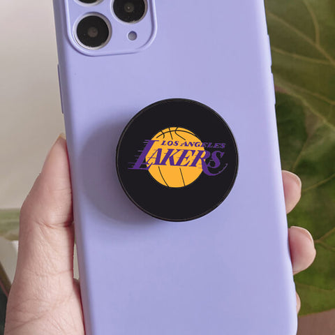 Los Angeles Lakers NBA Pop Socket Popgrip Cell Phone Stand Airpop