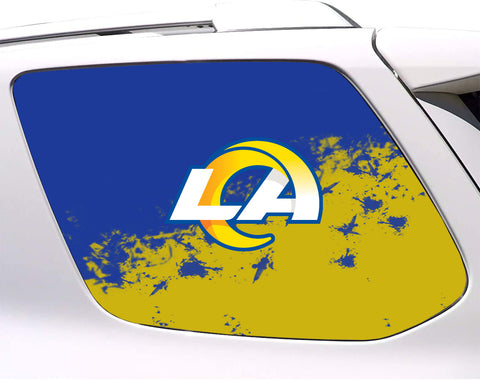 Los Angeles Rams NFL Rear Side Quarter Window Vinyl Decal Stickers Fits Toyota 4Runner