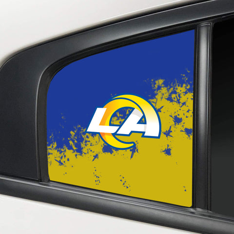 Los Angeles Rams NFL Rear Side Quarter Window Vinyl Decal Stickers Fits Dodge Charger