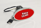 Louisiana Ragin' Cajuns NCAA Hitch Cover LED Brake Light for Trailer