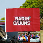 Louisiana Ragin' Cajuns NCAAB Car Window Flag