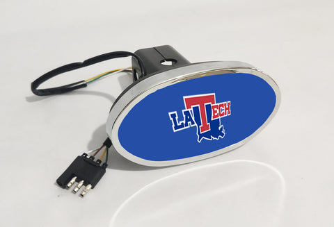 Louisiana Tech Bulldogs NCAA Hitch Cover LED Brake Light for Trailer