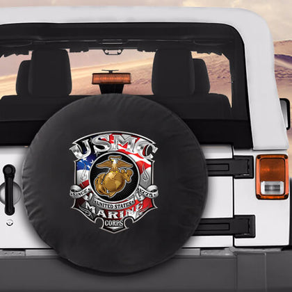 Marine Corps Since 1775 Military Spare Tire Cover