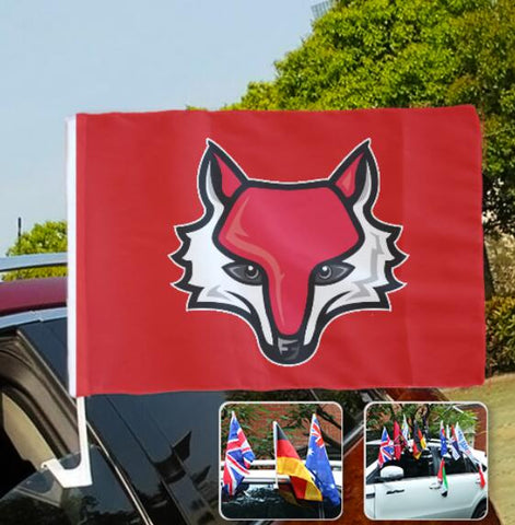 Marist Red Foxes NCAAB Car Window Flag