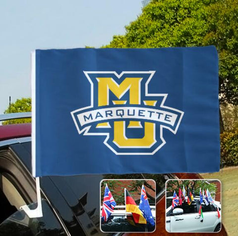 Marquette Golden Eagles NCAAB Car Window Flag