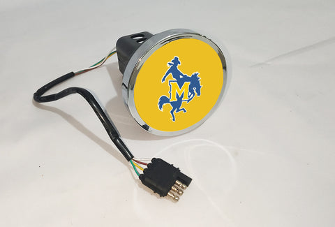 McNeese State Cowboys NCAA Hitch Cover LED Brake Light for Trailer