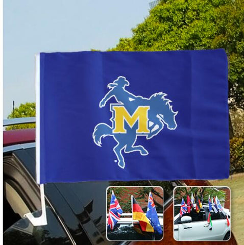McNeese State Cowboys NCAAB Car Window Flag