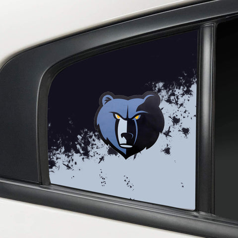 Memphis Grizzlies NBA Rear Side Quarter Window Vinyl Decal Stickers Fits Dodge Charger