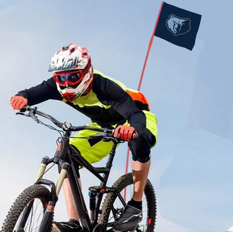 Memphis Grizzlies NBA Bicycle Bike Rear Wheel Flag