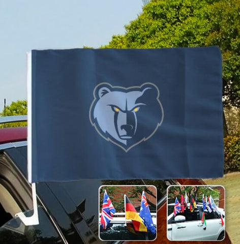 Memphis Grizzlies NBA Car Window Flag