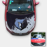 Memphis Grizzlies NBA Car Auto Hood Engine Cover Protector