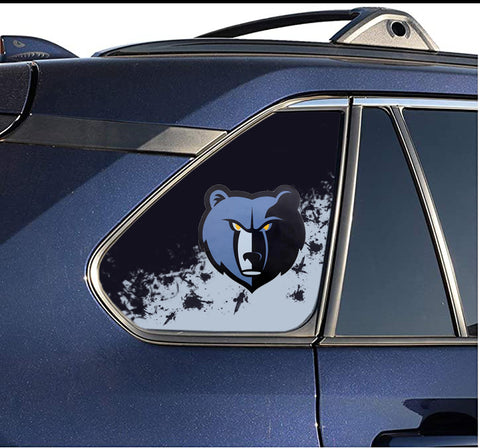 Memphis Grizzlies NBA Rear Side Quarter Window Vinyl Decal Stickers Fits Toyota Rav4