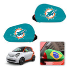 Miami Dolphins NFL Car rear view mirror cover-View Elastic