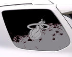 Miami Heat NBA Rear Side Quarter Window Vinyl Decal Stickers Fits Toyota 4Runner