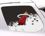 Miami Heat NBA Rear Side Quarter Window Vinyl Decal Stickers Fits Toyota 4Runner