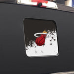 Miami Heat NBA Rear Back Middle Window Vinyl Decal Stickers Fits Dodge Ram GMC Chevy Tacoma Ford