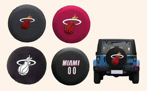 Miami Heat NBA Spare Tire Cover