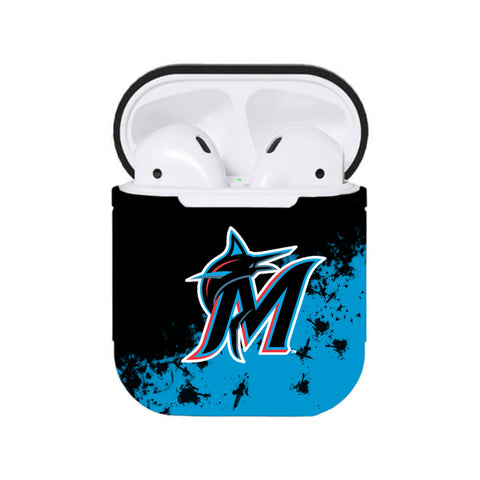 Miami Marlins MLB Airpods Case Cover 2pcs