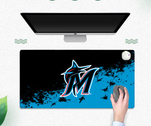 Miami Marlins MLB Winter Warmer Computer Desk Heated Mouse Pad