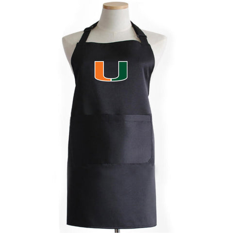 Miami (FL) Hurricanes NCAA BBQ Kitchen Apron Men Women Chef