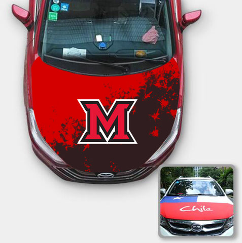 Miami (OH) RedHawks NCAA Car Auto Hood Engine Cover Protector