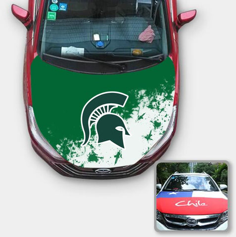 Michigan State Spartans NCAA Car Auto Hood Engine Cover Protector