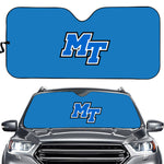 Middle Tennessee Blue Raiders NCAA Car Windshield Sun Shade Universal Fit Sunshade