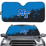 Middle Tennessee Blue Raiders NCAA Car Windshield Sun Shade Universal Fit Sunshade