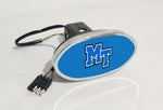 Middle Tennessee Blue Raiders NCAA Hitch Cover LED Brake Light for Trailer