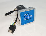 Middle Tennessee Blue Raiders NCAA Hitch Cover LED Brake Light for Trailer