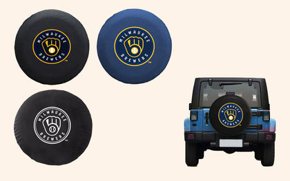 Milwaukee Brewers MLB Spare Tire Cover