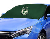 Milwaukee Bucks NBA Car SUV Front Windshield Snow Cover Sunshade