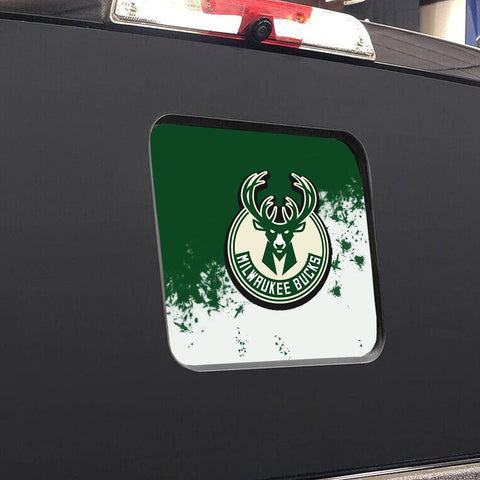 Milwaukee Bucks NBA Rear Back Middle Window Vinyl Decal Stickers Fits Dodge Ram GMC Chevy Tacoma Ford