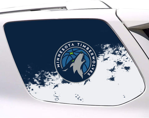Minnesota Timberwolves NBA Rear Side Quarter Window Vinyl Decal Stickers Fits Toyota 4Runner