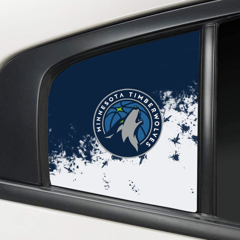 Minnesota Timberwolves NBA Rear Side Quarter Window Vinyl Decal Stickers Fits Dodge Charger