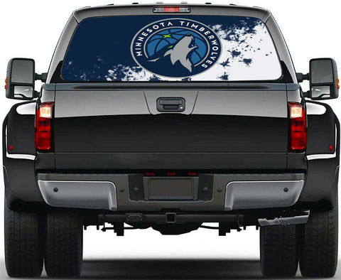 Minnesota Timberwolves NBA Truck SUV Decals Paste Film Stickers Rear Window