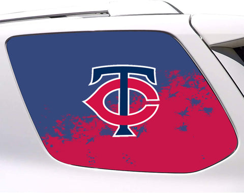 Minnesota Twins MLB Rear Side Quarter Window Vinyl Decal Stickers Fits Toyota 4Runner