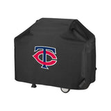 Minnesota Twins MLB BBQ Barbeque Outdoor Black Waterproof Cover