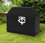 Minnesota Twins MLB BBQ Barbeque Outdoor Black Waterproof Cover